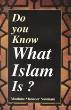 Do You Know What Islam Is? (Maulana Manzoor Naumani)