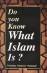 Do You Know What Islam Is? (Maulana Manzoor Naumani)